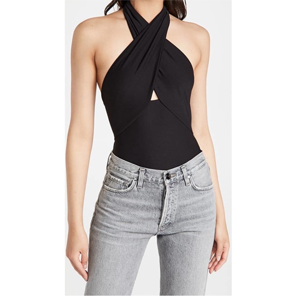 COPY - Alix NYC Oliver Thong Bodysuit In Black